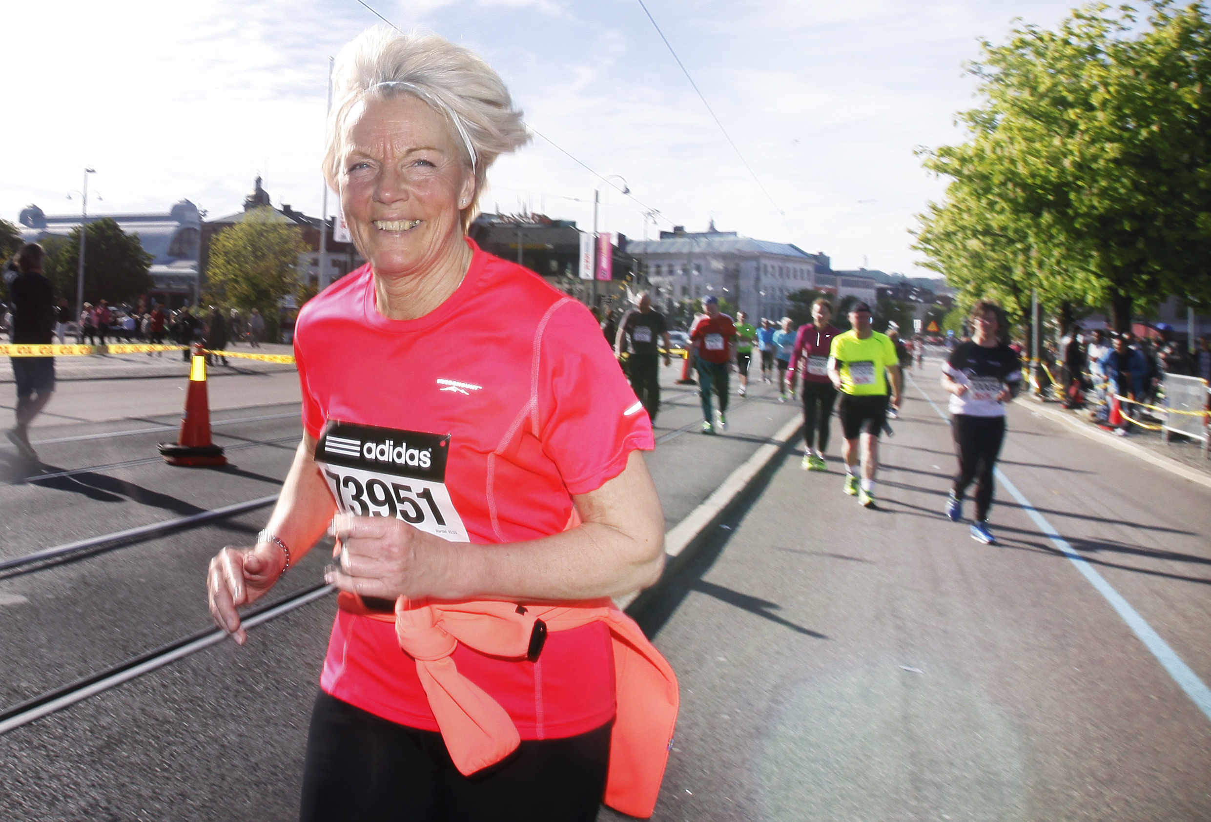 Sluttid och mellantid på print